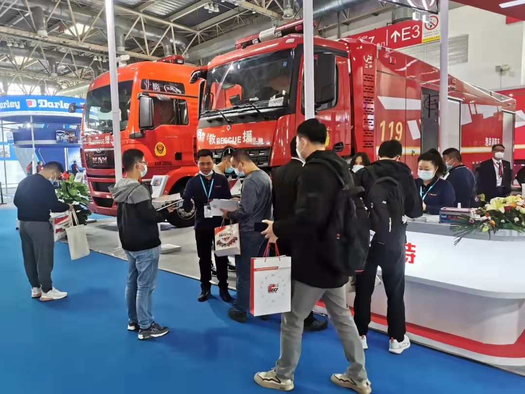 湖北江南应急救援车辆亮相2021北京国际消防展！