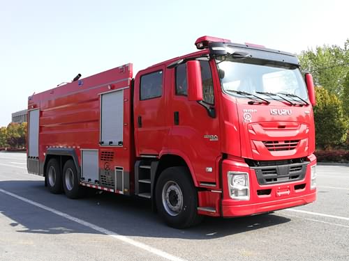 国六新款五十铃16吨泡沫消防车公告下发，可接受预定了！